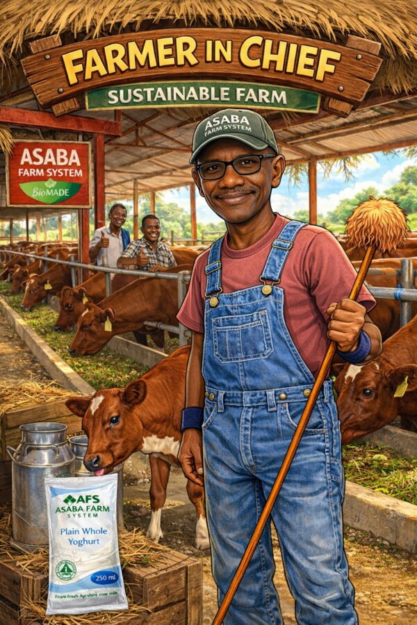 Apollo B. Gabazira - Farmer in Chief, Asaba Farm System